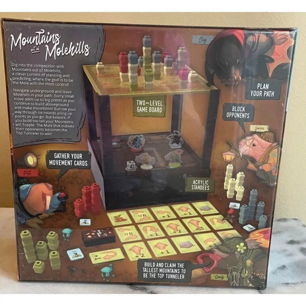 OP Games Mountains Out of Molehills Board Game